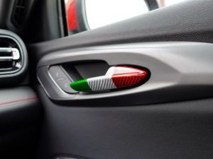 Dodge Hornet Interior Door Handle Trim Set - Carbon Fiber - Italian Theme